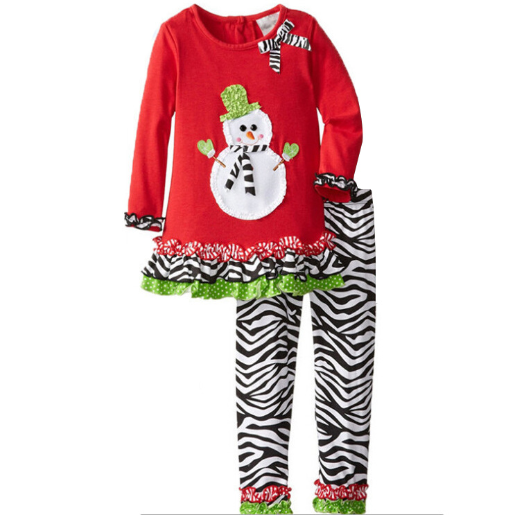 F68113-1  girls christmas suit